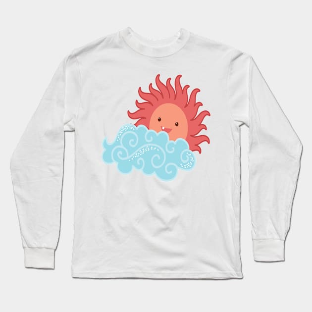 sun Long Sleeve T-Shirt by Gigart